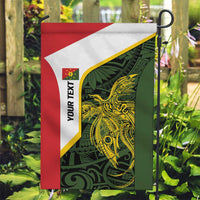 Personalised PNG Eastern Highlands Garden Flag Bird of Paradise Tattoo Flag Motif - Polynesian Pride