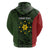 Personalised PNG Eastern Highlands Hoodie Bird of Paradise Tattoo Flag Motif - Polynesian Pride