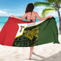 Personalised PNG Eastern Highlands Sarong Bird of Paradise Tattoo Flag Motif LT9 - Polynesian Pride