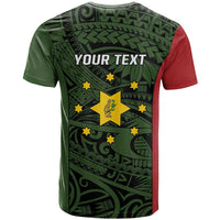 Personalised PNG Eastern Highlands T Shirt Bird of Paradise Tattoo Flag Motif - Polynesian Pride