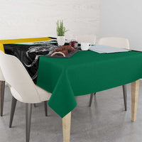 Personalised PNG Enga Province Tablecloth Bird of Paradise Tattoo Flag Motif LT9 - Polynesian Pride