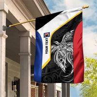 Personalised PNG Gulf Province Garden Flag Bird of Paradise Tattoo Flag Motif - Polynesian Pride