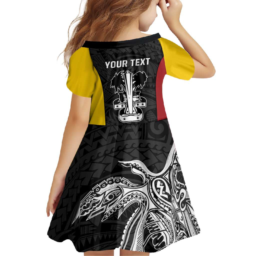 Personalised PNG Madang Province Family Matching Off Shoulder Maxi Dress and Hawaiian Shirt Bird of Paradise Tattoo Flag Motif - Polynesian Pride