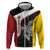 Personalised PNG Madang Province Hoodie Bird of Paradise Tattoo Flag Motif - Polynesian Pride