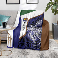 Personalised PNG Manus Province Blanket Bird of Paradise Tattoo Flag Motif LT9 - Polynesian Pride