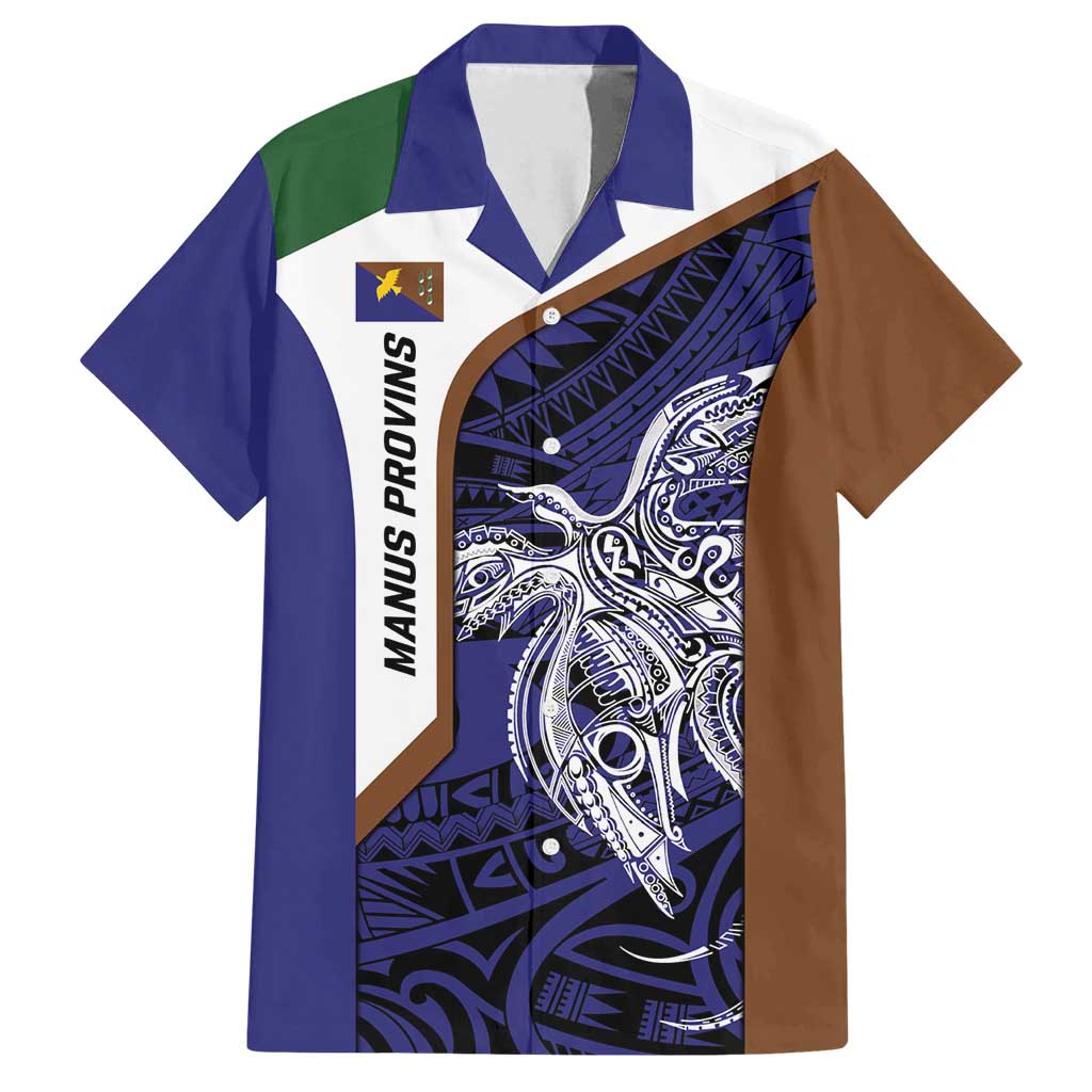 Personalised PNG Manus Province Family Matching Summer Maxi Dress and Hawaiian Shirt Bird of Paradise Tattoo Flag Motif - Polynesian Pride