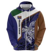 Personalised PNG Manus Province Hoodie Bird of Paradise Tattoo Flag Motif - Polynesian Pride