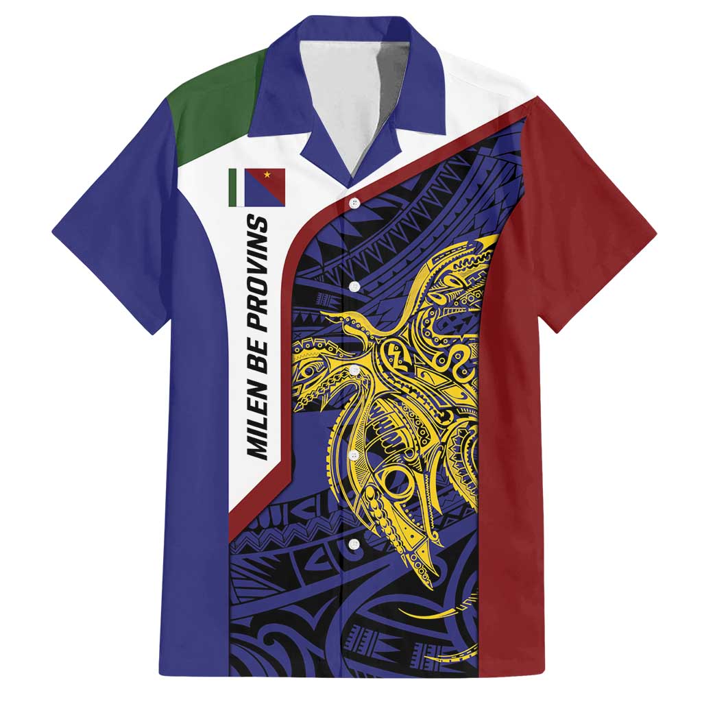 Personalised PNG Milne Bay Province Family Matching Long Sleeve Bodycon Dress and Hawaiian Shirt Bird of Paradise Tattoo Flag Motif - Polynesian Pride