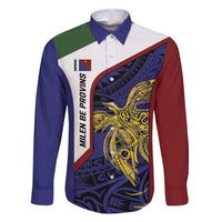 Personalised PNG Milne Bay Province Family Matching Short Sleeve Bodycon Dress and Hawaiian Shirt Bird of Paradise Tattoo Flag Motif - Polynesian Pride