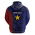 Personalised PNG Milne Bay Province Hoodie Bird of Paradise Tattoo Flag Motif - Polynesian Pride