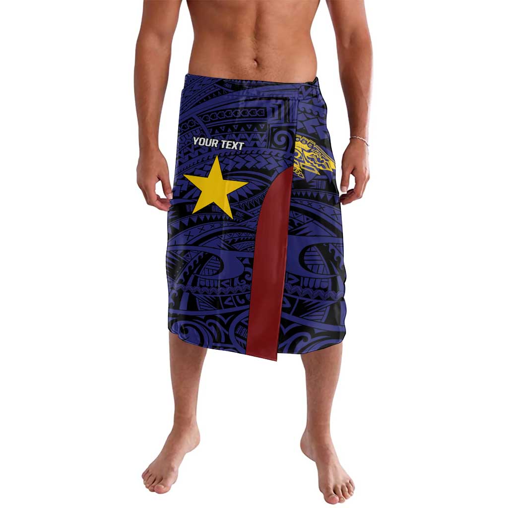 Personalised PNG Milne Bay Province Lavalava Bird of Paradise Tattoo Flag Motif - Polynesian Pride