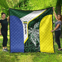 Personalised PNG Morobe Province Quilt Bird of Paradise Tattoo Flag Motif - Polynesian Pride