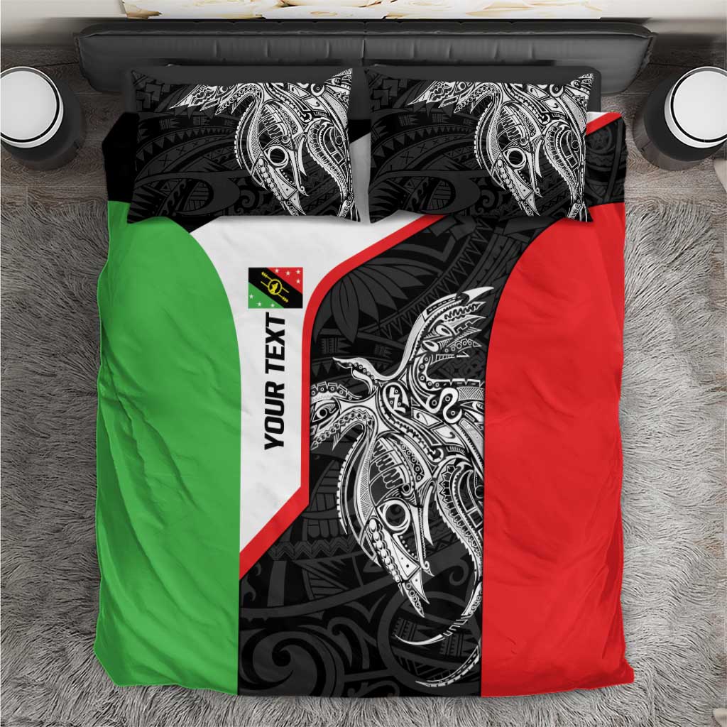 Personalised PNG Southern Highlands Province Bedding Set Bird of Paradise Tattoo Flag Motif - Polynesian Pride