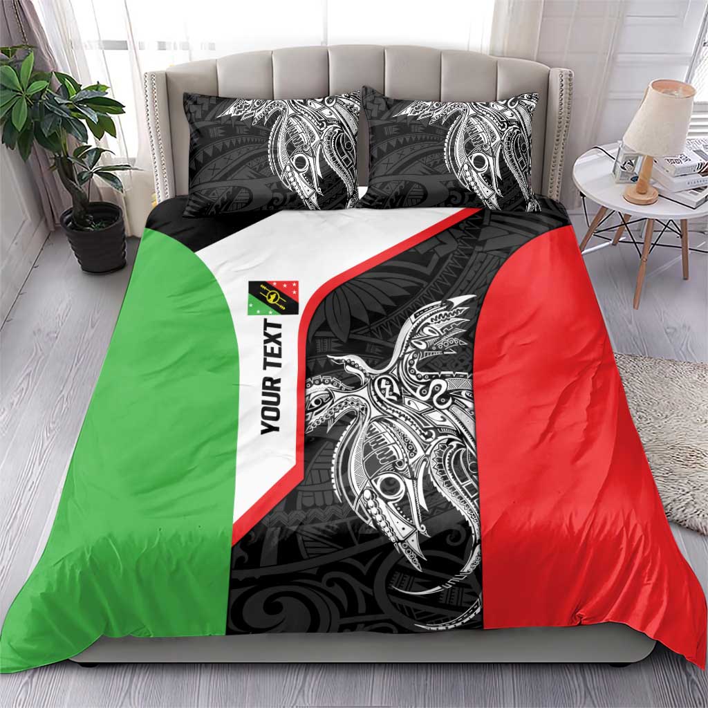 Personalised PNG Southern Highlands Province Bedding Set Bird of Paradise Tattoo Flag Motif - Polynesian Pride