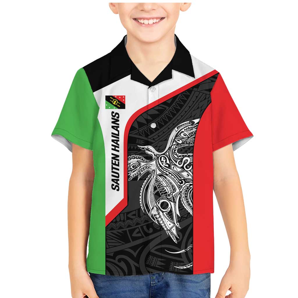 Personalised PNG Southern Highlands Province Family Matching Mermaid Dress and Hawaiian Shirt Bird of Paradise Tattoo Flag Motif - Polynesian Pride