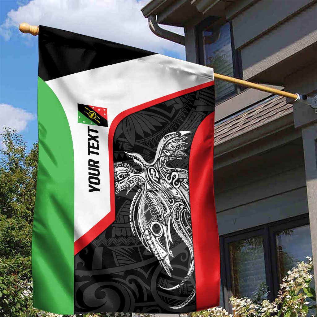 Personalised PNG Southern Highlands Province Garden Flag Bird of Paradise Tattoo Flag Motif - Polynesian Pride