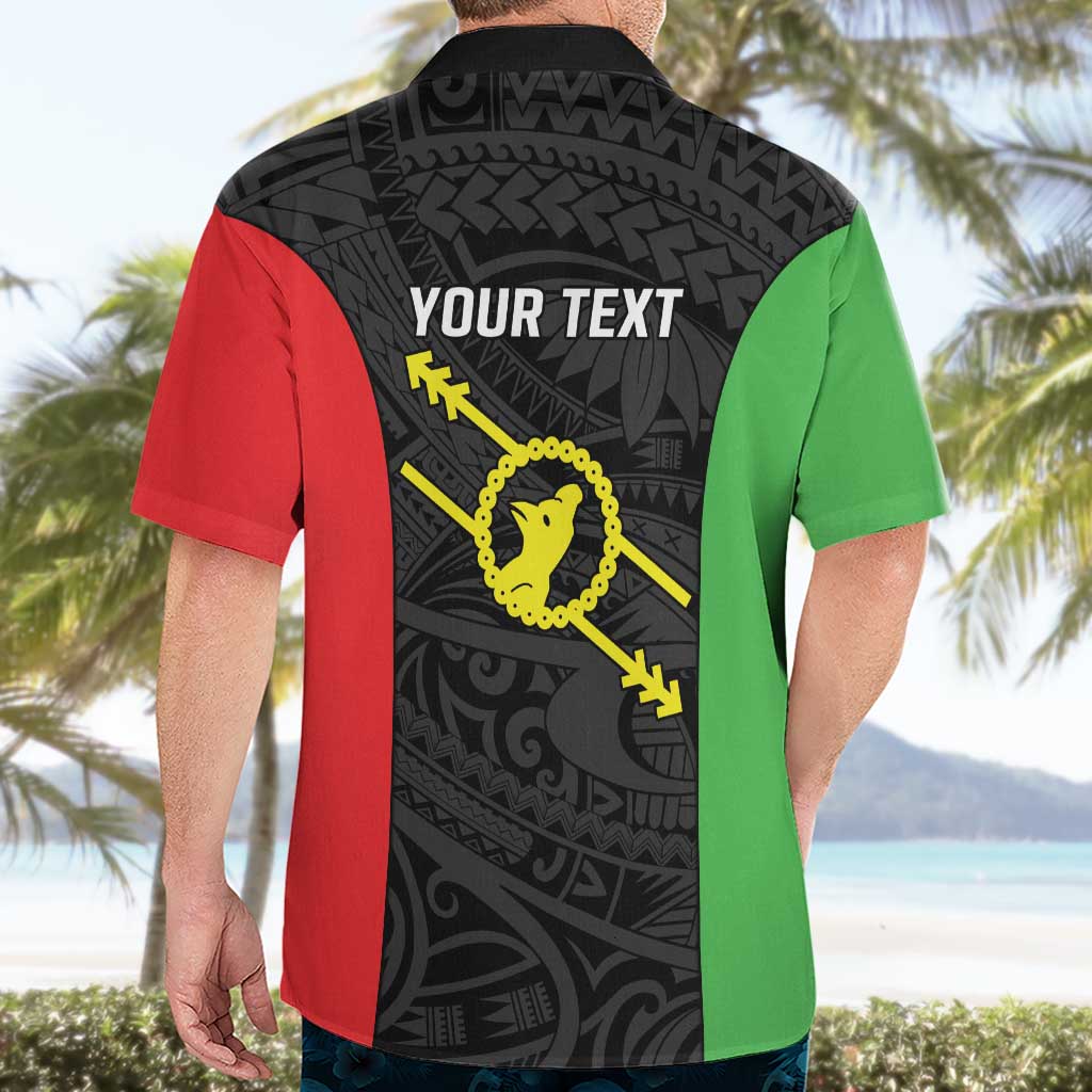 Personalised PNG Southern Highlands Province Hawaiian Shirt Bird of Paradise Tattoo Flag Motif - Polynesian Pride