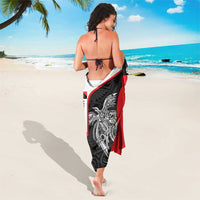 Personalised PNG Southern Highlands Province Sarong Bird of Paradise Tattoo Flag Motif LT9 - Polynesian Pride