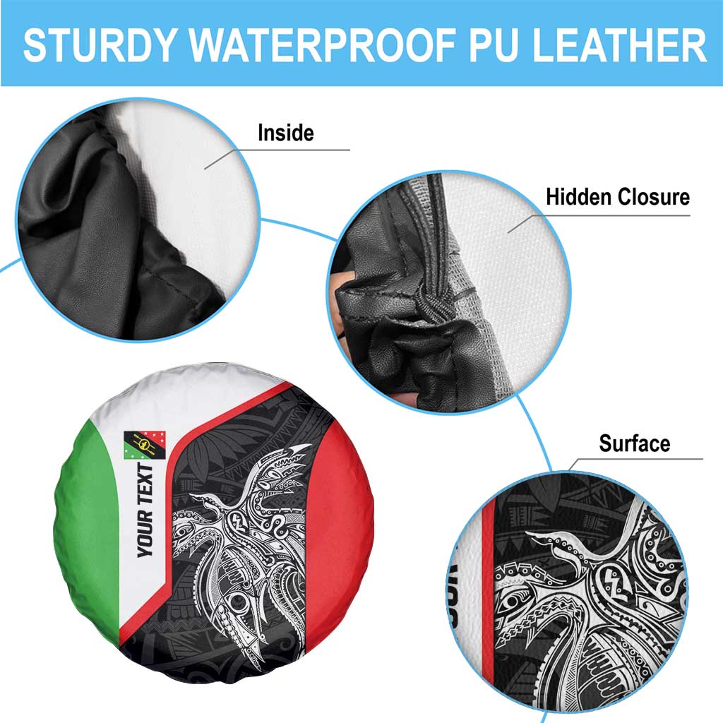 Personalised PNG Southern Highlands Province Spare Tire Cover Bird of Paradise Tattoo Flag Motif - Polynesian Pride