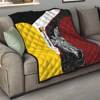 Personalised PNG Western Province Quilt Bird of Paradise Tattoo Flag Motif - Polynesian Pride