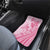 Pacific Girl and Butterfly Cancer Ribbon Personalised Car Mats