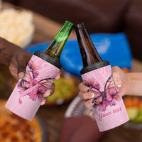 Faith Hope Love Butterfly Ribbon Personalised 4 in 1 Can Cooler Tumbler LT9 - Polynesian Pride