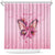 Faith Hope Love Butterfly Ribbon Personalised Shower Curtain