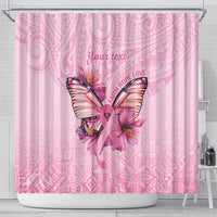 Faith Hope Love Butterfly Ribbon Personalised Shower Curtain LT9 - Polynesian Pride