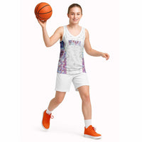 Custom New Zealand Aotearoa Basketball Jersey Pink Maori Paua Shell Indigenous - Polynesian Pride