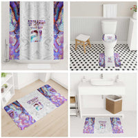 Custom New Zealand Aotearoa Bathroom Set Pink Maori Paua Shell Indigenous - Polynesian Pride