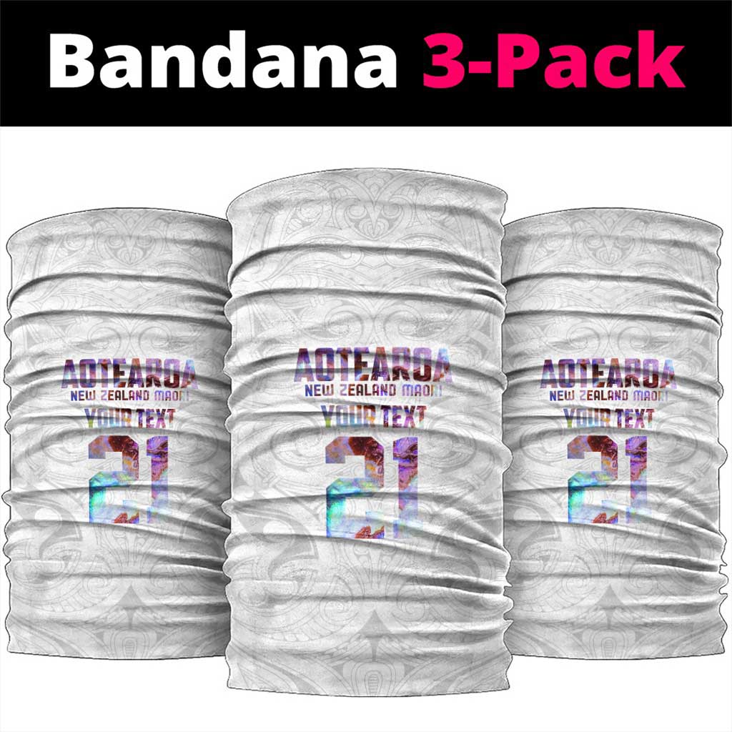 New Zealand Aotearoa Neck Gaiter Pink Maori Paua Shell Indigenous LT9