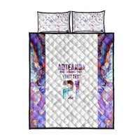 Custom New Zealand Aotearoa Quilt Bed Set Pink Maori Paua Shell Indigenous - Polynesian Pride
