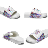 Custom New Zealand Aotearoa Slide Sandals Pink Maori Paua Shell Indigenous LT9 - Polynesian Pride