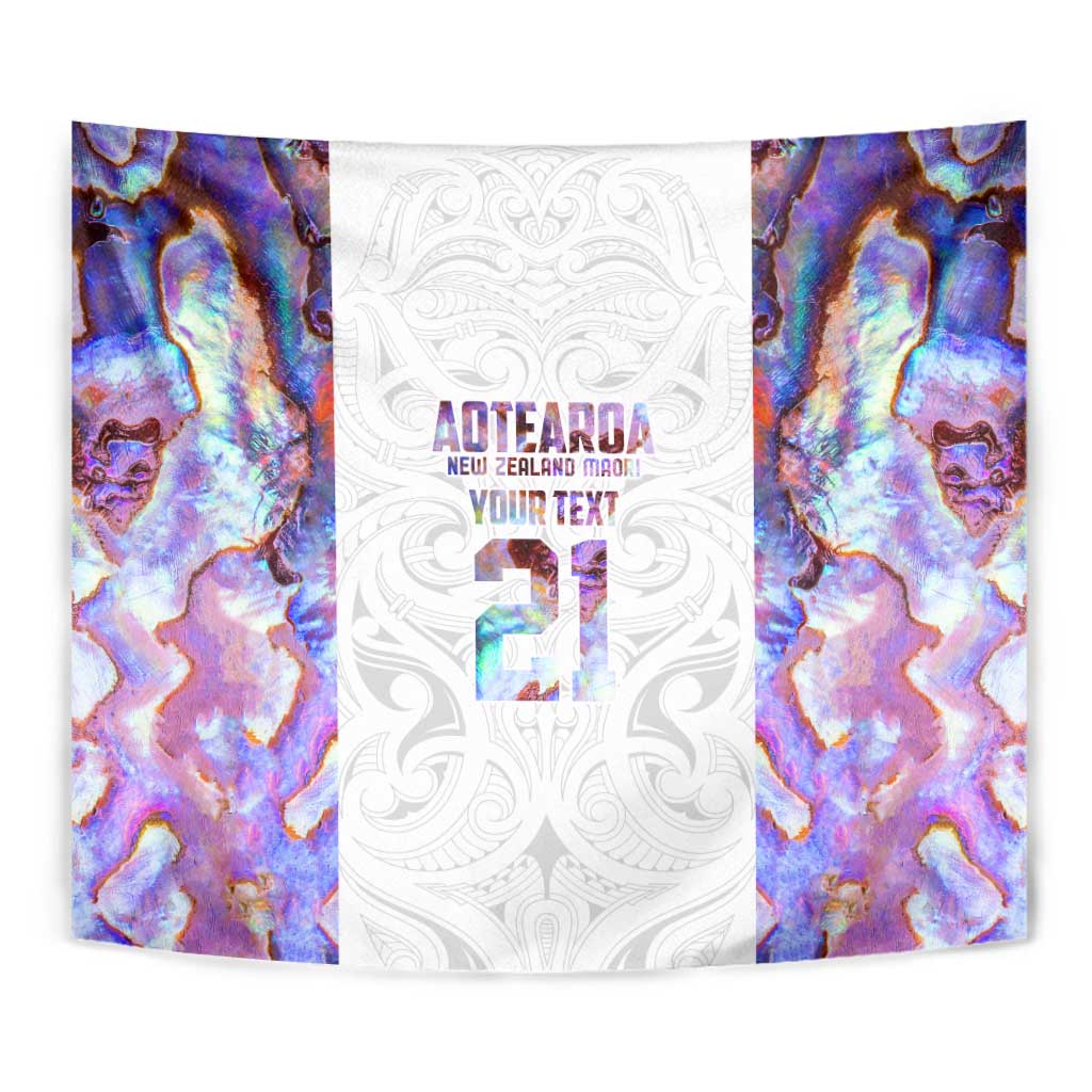 Custom New Zealand Aotearoa Tapestry Pink Maori Paua Shell Indigenous - Polynesian Pride