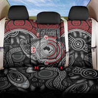 Aotearoa and Australia Back Car Seat Cover New Zealand Honour The Treaty Ake!Ake!Ake! LT9 One Size Red - Polynesian Pride