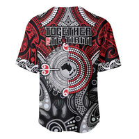 Aotearoa and Australia Baseball Jersey New Zealand Honour The Treaty Ake!Ake!Ake! LT9 - Polynesian Pride