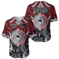 Aotearoa and Australia Baseball Jersey New Zealand Honour The Treaty Ake!Ake!Ake! LT9 - Polynesian Pride