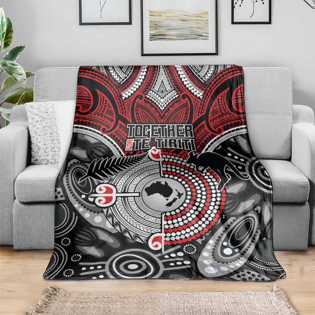 Aotearoa and Australia Blanket New Zealand Honour The Treaty Ake!Ake!Ake!