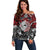 Aotearoa and Australia Off Shoulder Sweater New Zealand Honour The Treaty Ake!Ake!Ake!