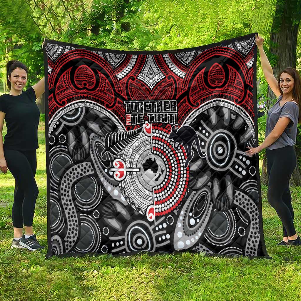 Aotearoa and Australia Quilt New Zealand Honour The Treaty Ake!Ake!Ake! LT9 - Polynesian Pride