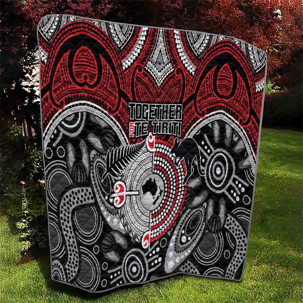 Aotearoa and Australia Quilt New Zealand Honour The Treaty Ake!Ake!Ake! LT9 - Polynesian Pride
