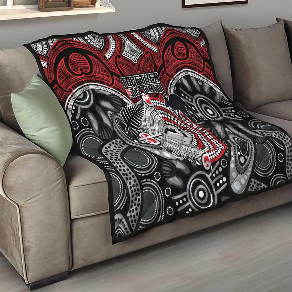 Aotearoa and Australia Quilt New Zealand Honour The Treaty Ake!Ake!Ake! LT9 - Polynesian Pride
