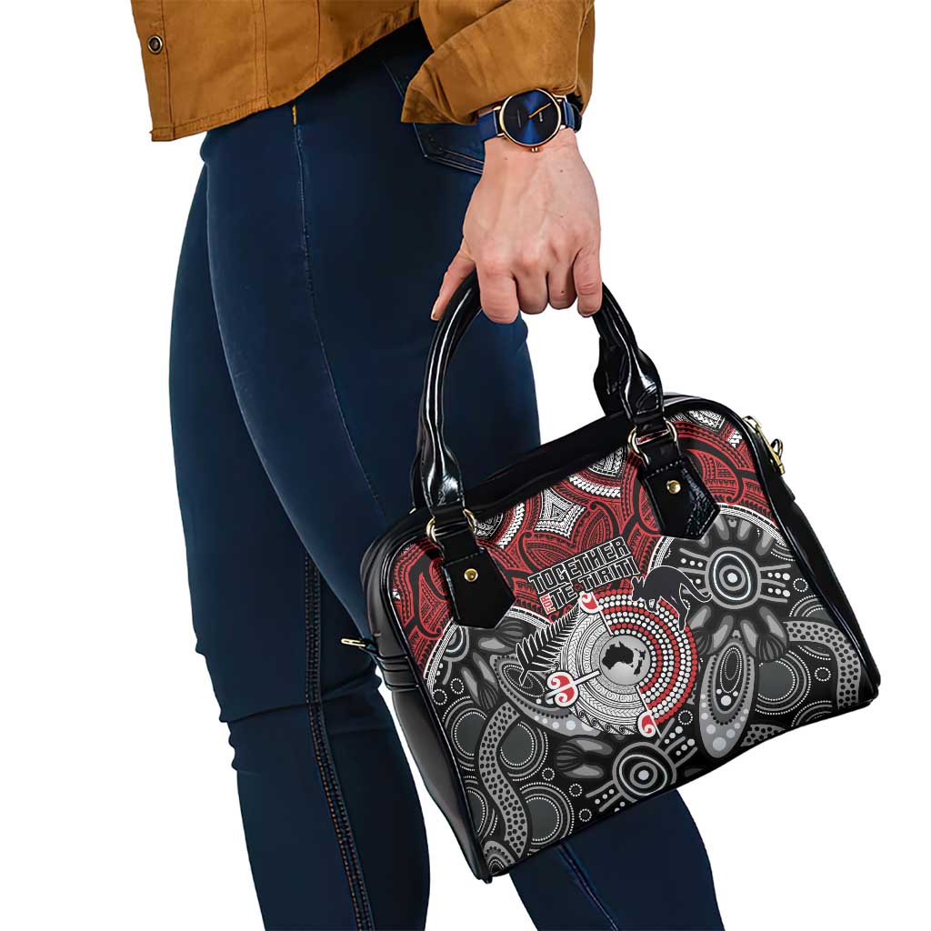 Aotearoa and Australia Shoulder Handbag New Zealand Honour The Treaty Ake!Ake!Ake! LT9 - Polynesian Pride