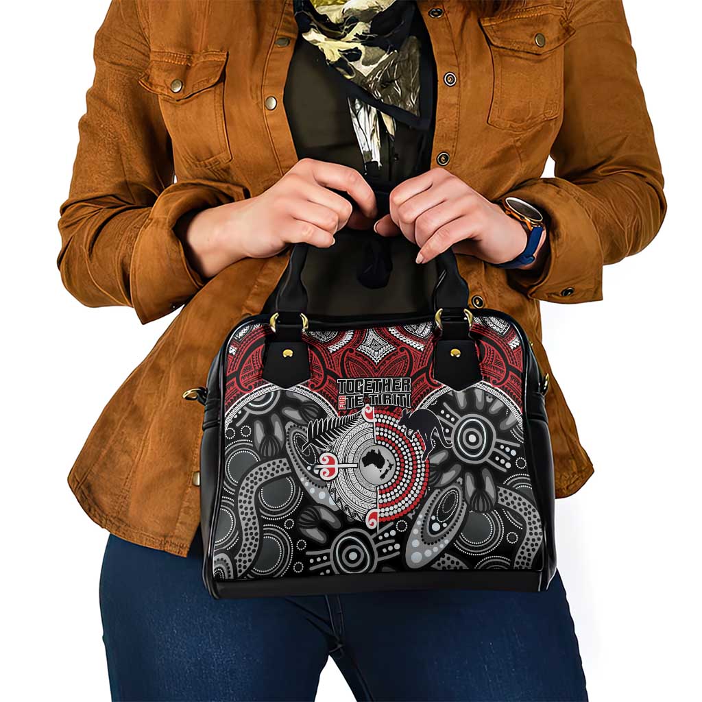 Aotearoa and Australia Shoulder Handbag New Zealand Honour The Treaty Ake!Ake!Ake! LT9 - Polynesian Pride