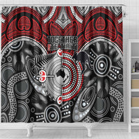 Aotearoa and Australia Shower Curtain New Zealand Honour The Treaty Ake!Ake!Ake! LT9 - Polynesian Pride