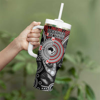 Aotearoa and Australia Tumbler With Handle New Zealand Honour The Treaty Ake!Ake!Ake! LT9 - Polynesian Pride