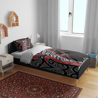 Koru Fern New Zealand Bedding Set Maori Tribal Pattern