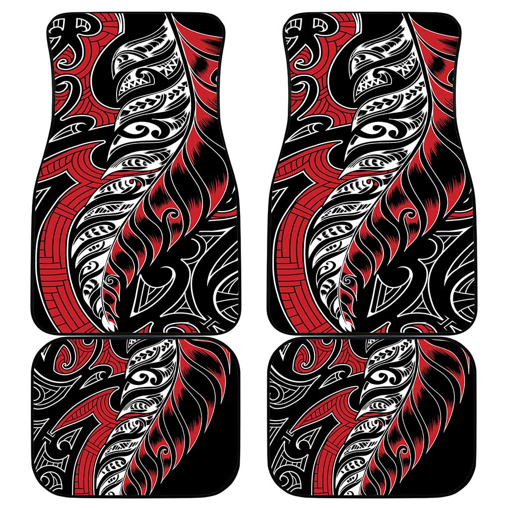 Koru Fern New Zealand Car Mats Maori Tribal Pattern