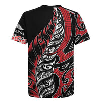 Koru Fern New Zealand Rugby Jersey Maori Tribal Pattern LT9 - Polynesian Pride