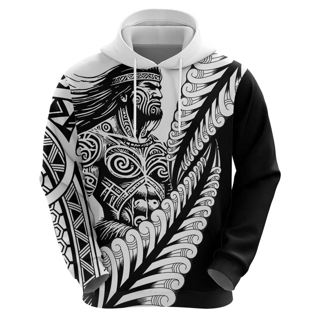 Koru Fern New Zealand Maori Tribal Warrior Hoodie